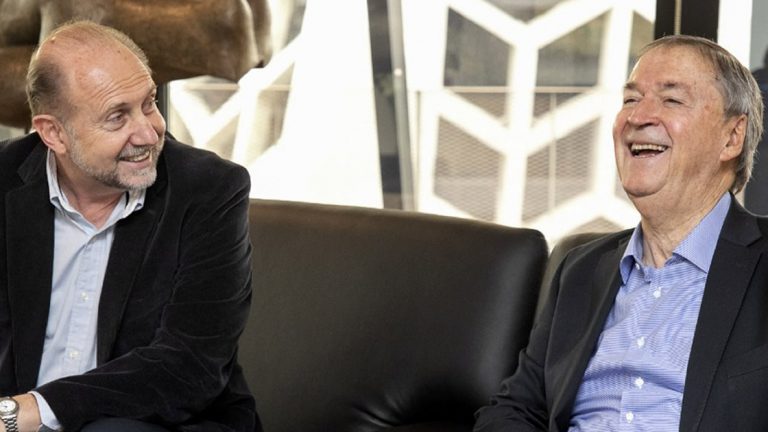 Schiaretti recibió al gobernador electo de Santa Fe, Omar Perotti