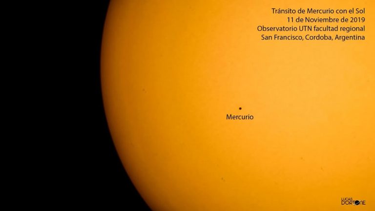 Así se vio el “Tránsito de Mercurio” desde la UTN San Francisco