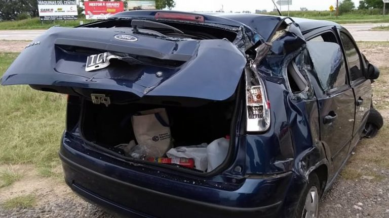 Brinkmann: Triple choque en el cruce de rutas 1 y 17