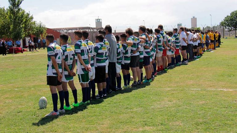 Internos de la cárcel de San Francisco jugaron al rugby en Bower