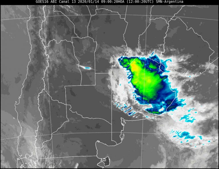 Renuevan alerta por tormentas fuertes para el centro y sur de Córdoba