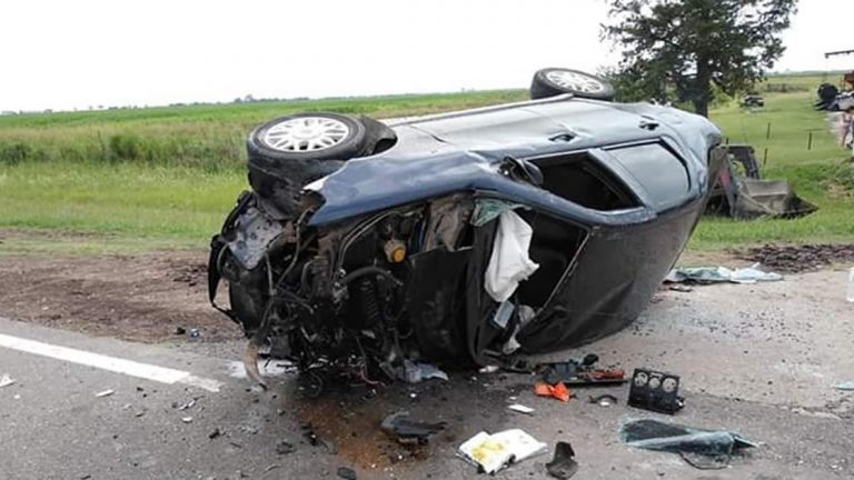 Estación Clucellas: Una herida grave el triple accidente