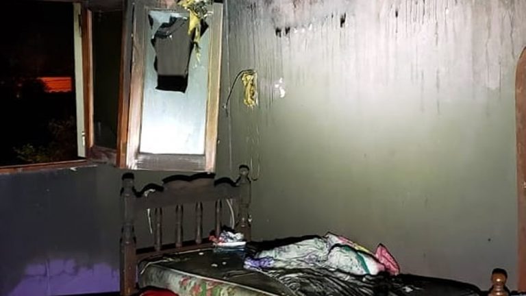 Se incendió vivienda en Barrio Dos Hermanos