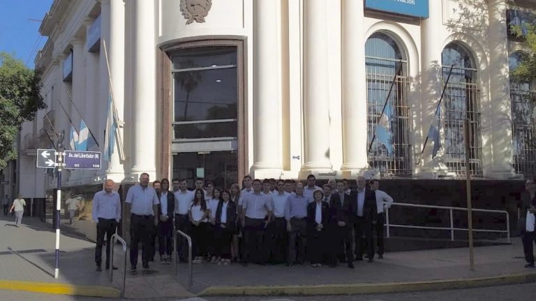 Se llevó a cabo el reclamo de empleados bancarios