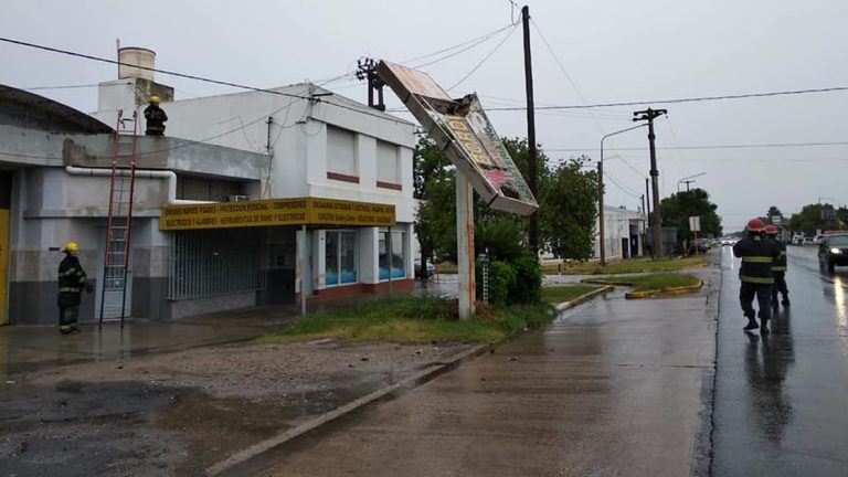La lluvia trajo algunas consecuencias