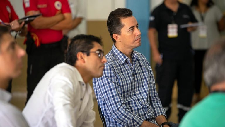 El vice gobernador Manuel Calvo llega a San Francisco a inaugurar el COE