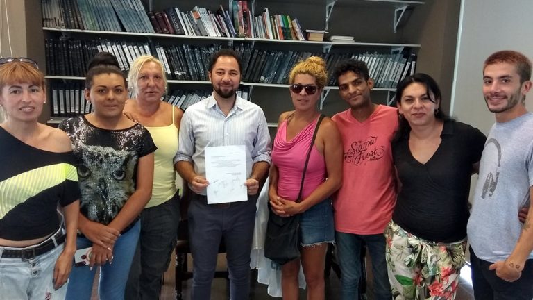 Andrés Romero recibió al «Centro Trans San Francisco» en el Concejo Deliberante