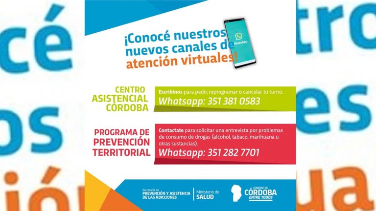 Se atendieron más de 1400 consultas sobre adicciones de manera virtual
