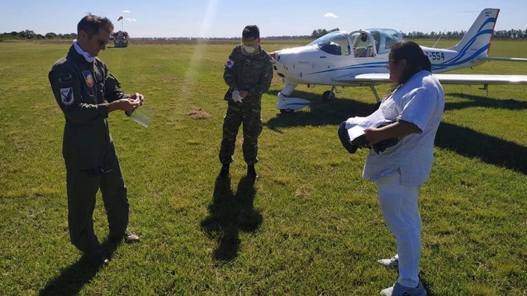Fuerza Aérea trasladó muestras de pacientes con posible Covid-19