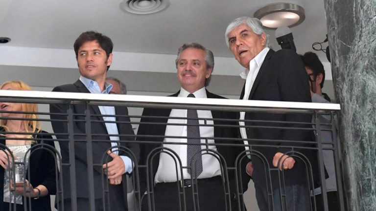 Alberto Fernández: “Hugo Moyano es un dirigente ejemplar”