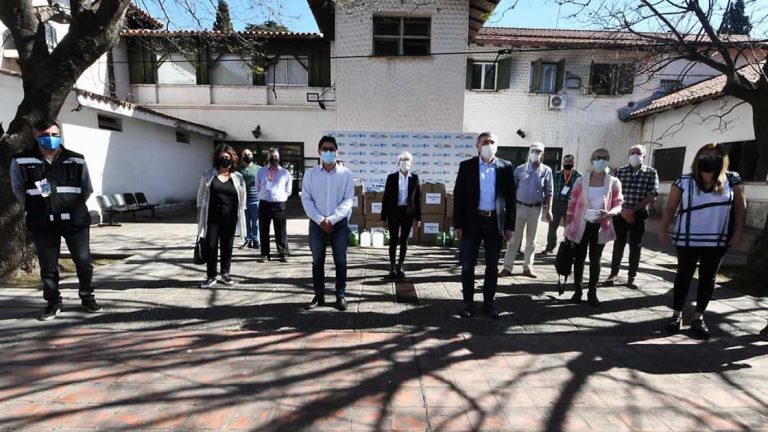 Coronavirus: Entregaron elementos de protección para trabajadores de geriátricos