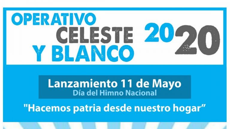 El municipio invita a los vecinos a sumarse al Operativo Celeste y Blanco 2020