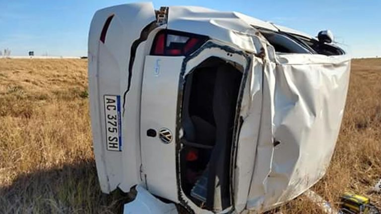Vuelco fatal en Autovía 19