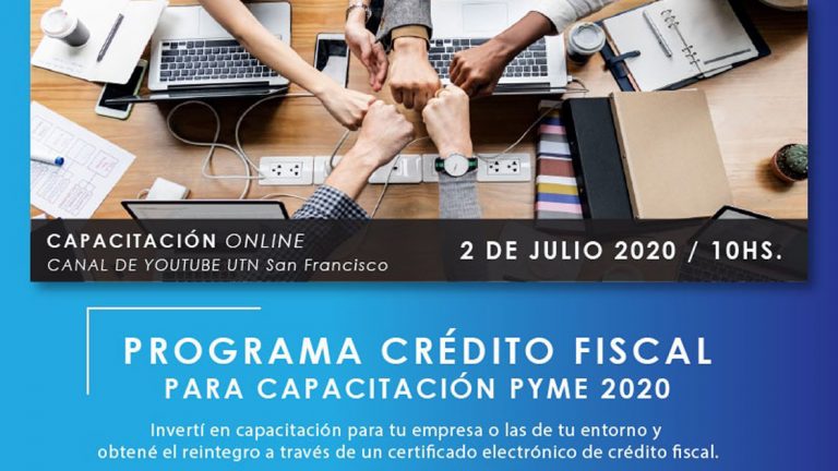 Programa Crédito Fiscal para Capacitación Pyme 2020