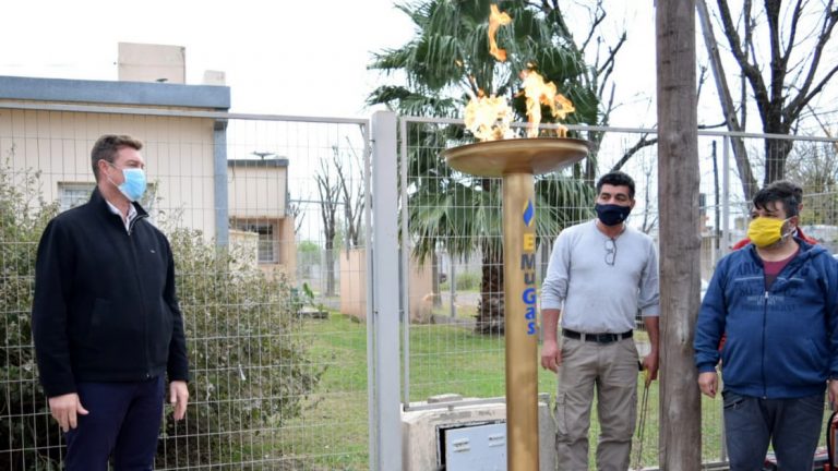 Quedó habilitada la ampliación de red de gas en barrio La Milka