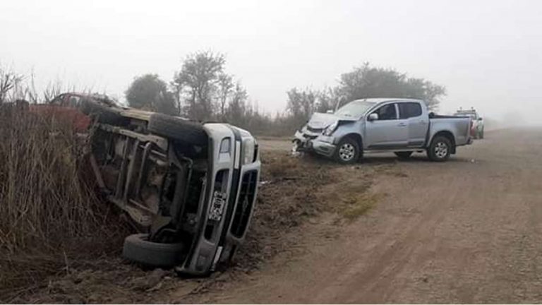 Colonia Valtelina: Fuerte accidente con daños materiales