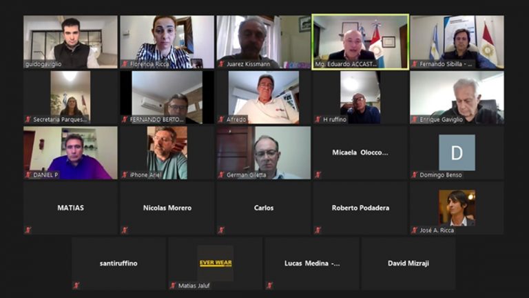 La Cámara de Comercio Exterior mantuvo una reunión online con Eduardo Accastello