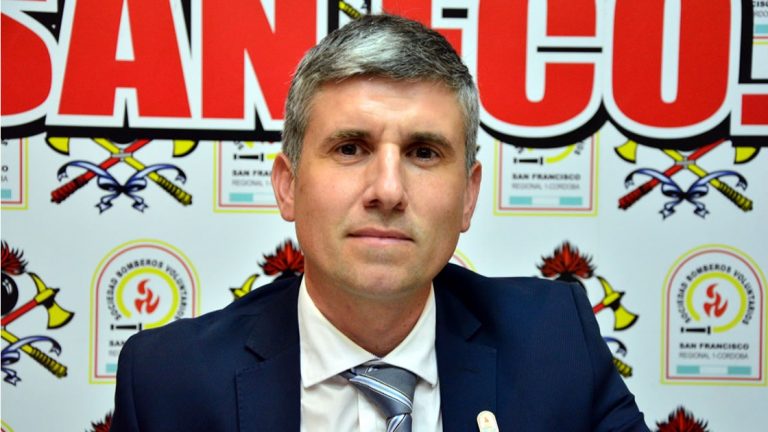 Rodrigo Franceschi, nuevo presidente de Bomberos Voluntarios