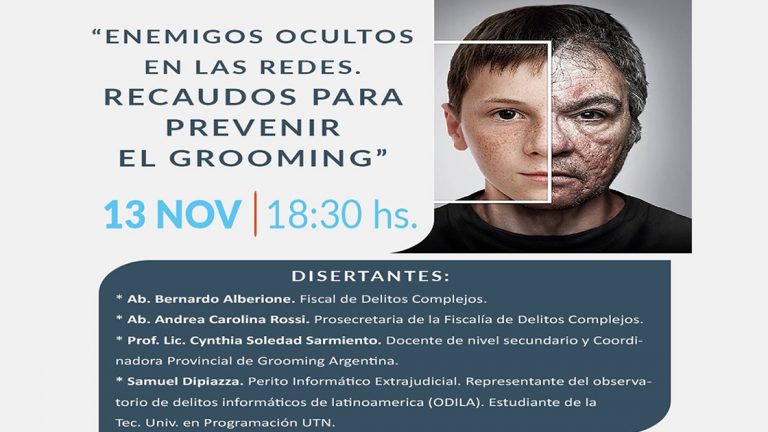 Habrá actividad especial en el Día Nacional de la lucha contra el Grooming