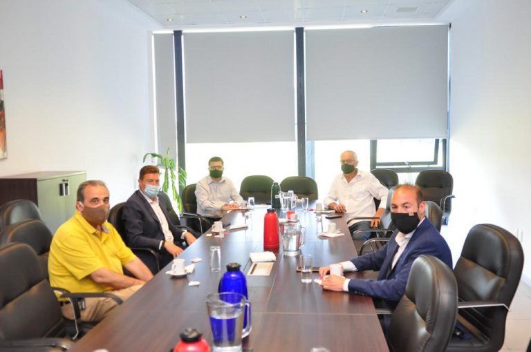 El intendente García Aresca se reunió con autoridades del Parque Industrial