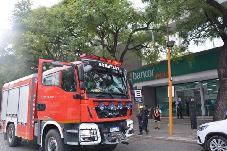 Un susto en la sucursal del centro de Banco de Córdoba