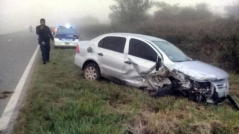 Arroyito: Accidente con daños materiales sobre Ruta 19