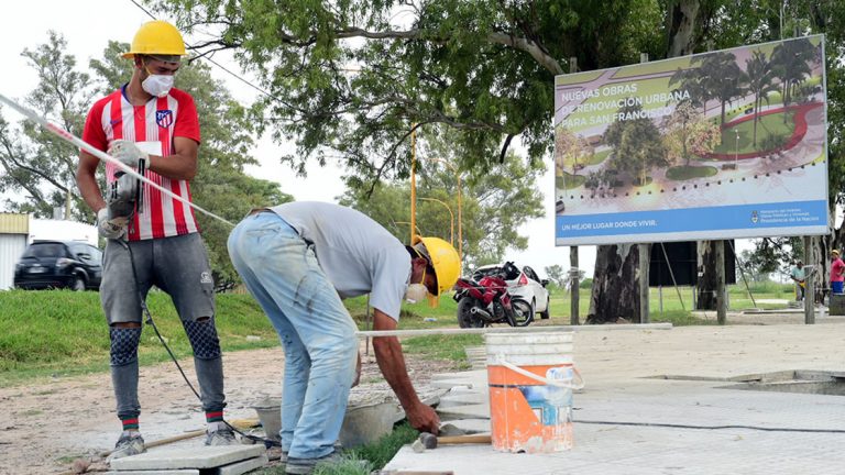Avanzan los trabajos para culminar con el Paseo Maipú