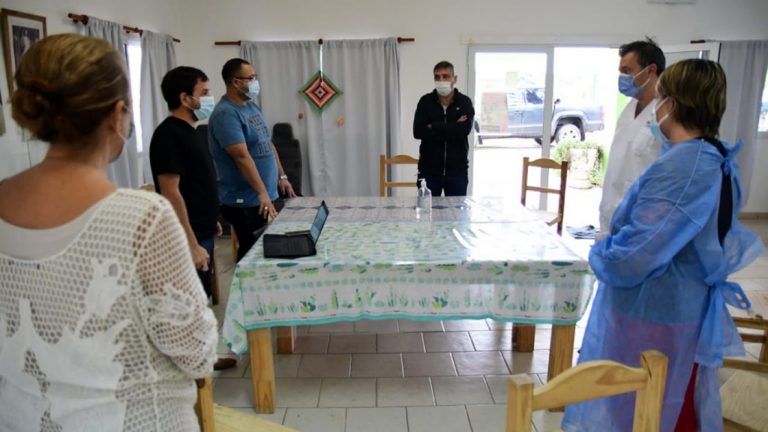 Agentes de Salud de la Provincia trabajan en Morteros para atenuar ola de contagios