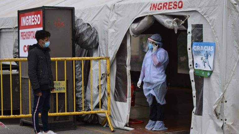 Hospital Iturraspe: Ya funciona la Carpa Pre-hospitalaria