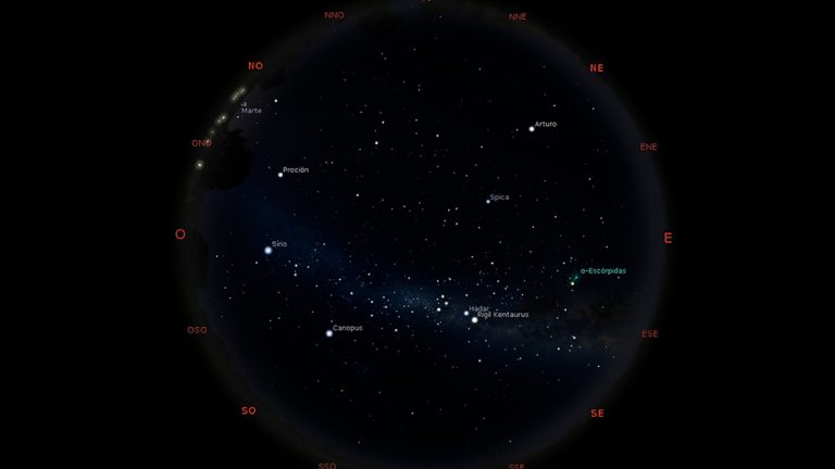 Observatorio Astronómico de la UTN: guía para identificar objetos en el cielo nocturno de mayo
