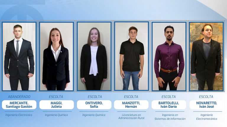 Designaron al nuevo abanderado y escoltas de la UTN