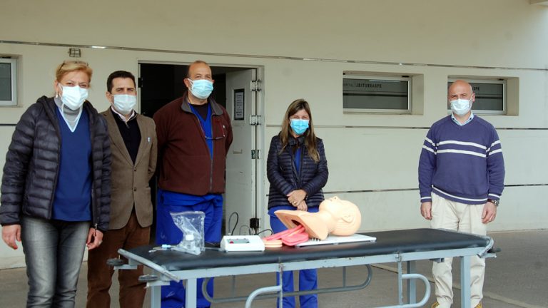 Fundación Losano entregó simulador de intubación al Hospital Iturraspe