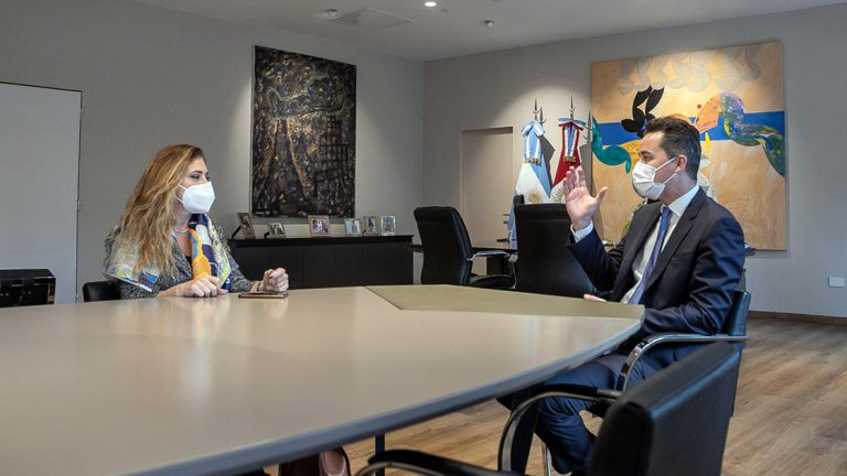 Calvo recibió a la nueva representante consular de Italia en Córdoba