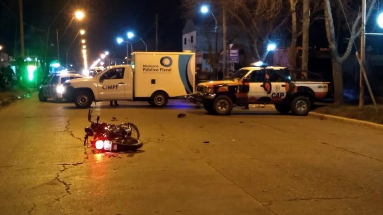 Accidente de motos deja un fallecido