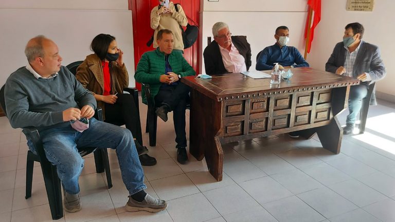 Dante Rossi visitó la ciudad