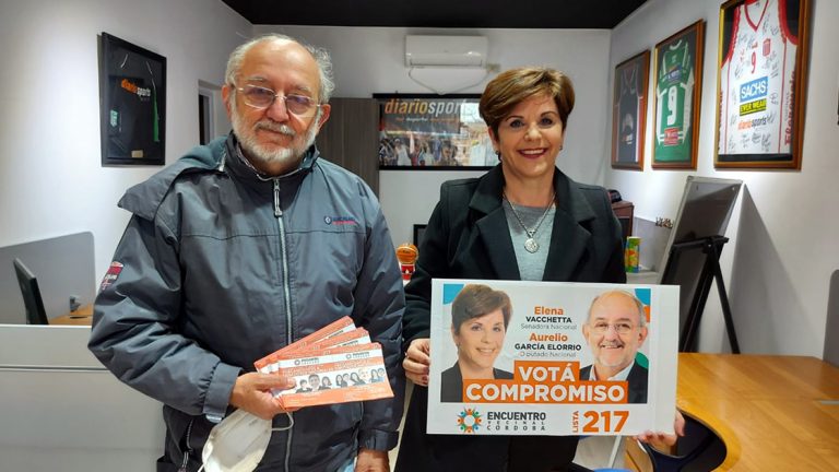 Aurelio García Elorrio: «Elena Vachetta es lo mejor que le ha pasado a Encuentro Vecinal Córdoba»
