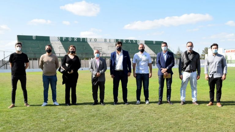 Autoridades de la UNVM y del CRES visitaron Sportivo Belgrano