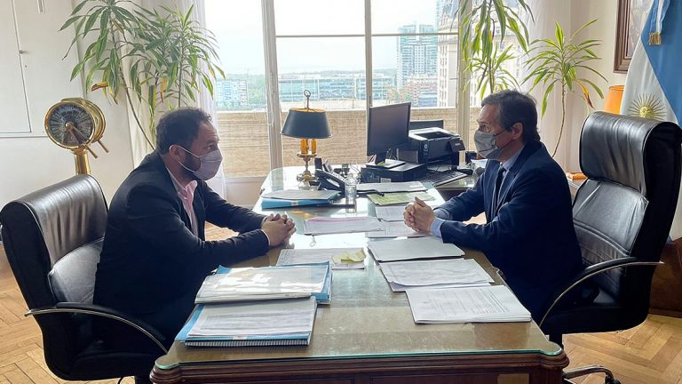 Romero se reunió con funcionarios nacionales de Ambiente y Transporte
