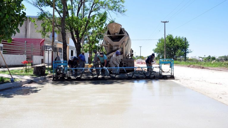 Barrio Independencia cerca de completar la pavimentación prevista