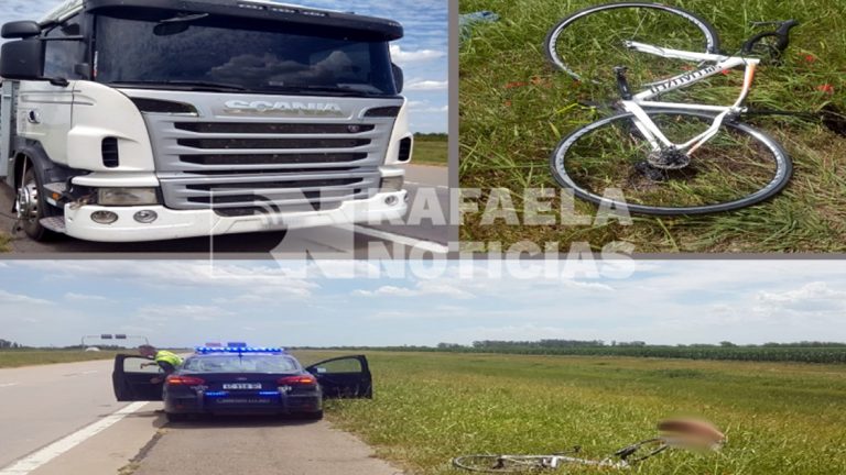 Ciclista sanfrancisqueña fue embestida por camión en la Autovía 19