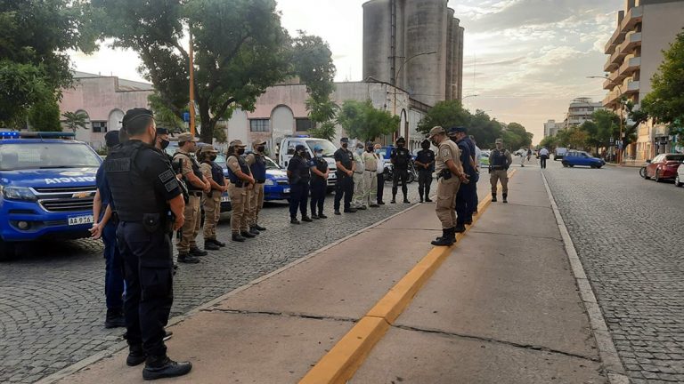 Se realizó un dispositivo de seguridad en la ciudad