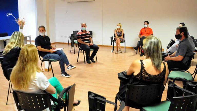 El intendente participó de un encuentro con integrantes del Polo Educativo de San Francisco