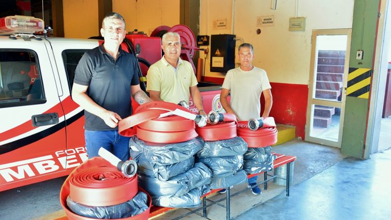 Bomberos adquirió nuevo material