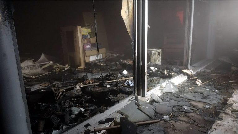Incendio en la sucursal OCA en nuestra ciudad