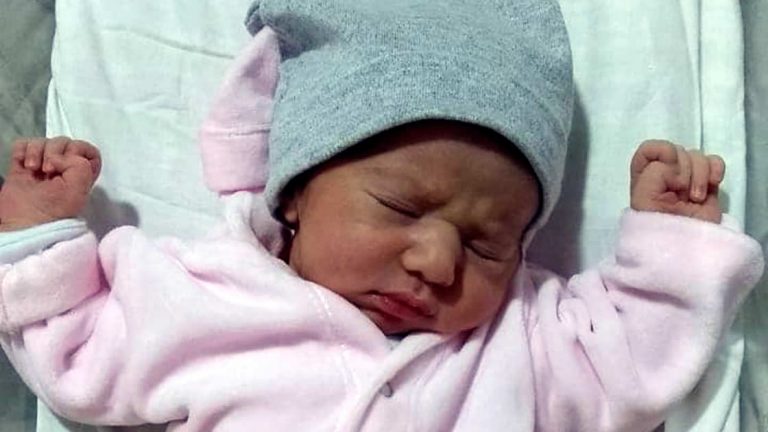 Malena, la primera bebé del año en San Francisco