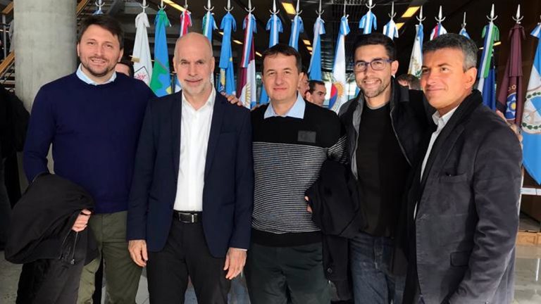 Stoppani, Puricelli y Cornaglia se reunieron con el equipo de Horacio Rodríguez Larreta