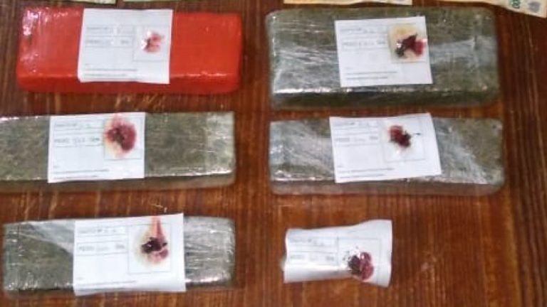 Una pareja con más de 4 kilos de marihuana por Ruta 19