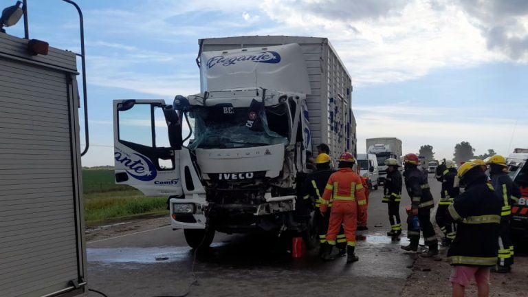 Camionero herido en un accidente en jurisdicción de Brinkmann