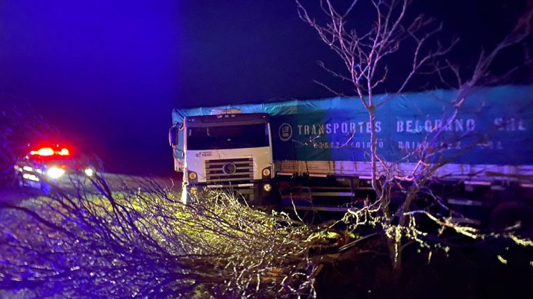 Autovía 19: Un camión despistó y su conductor fue trasladado con lesiones