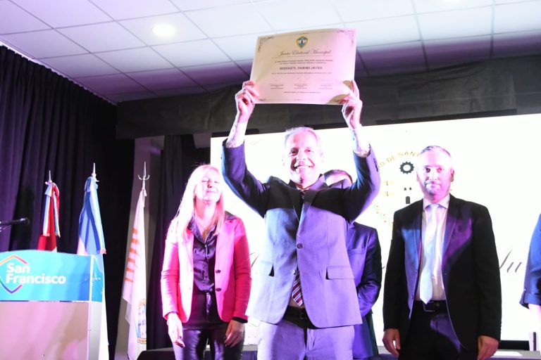 Proclamaron Intendente a Bernarte